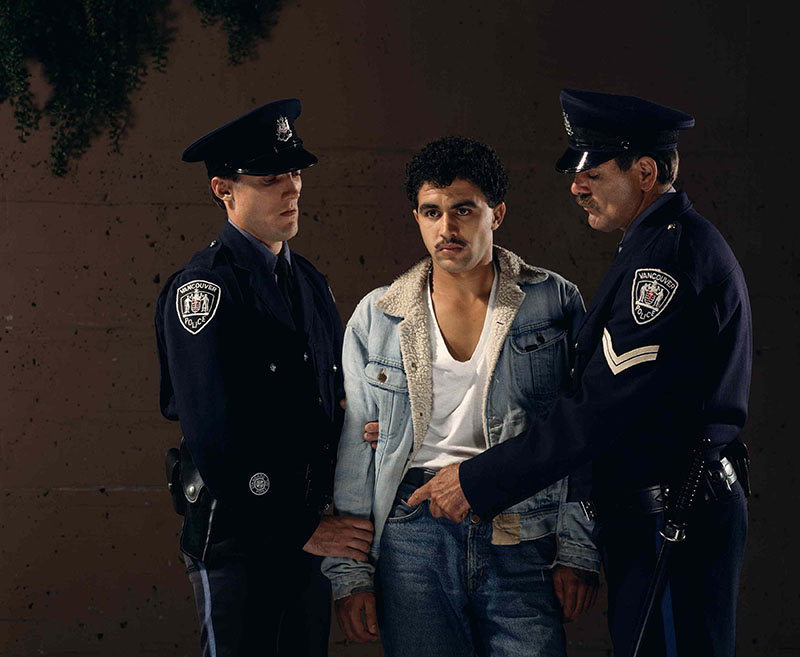 A Journey Through 10 Years of the Audain Art Museum Jeff Wall, The Arrest, 1989. Transparency in lightbox. Audain Art Museum Collection. Purchased with funds from the Audain Foundation.