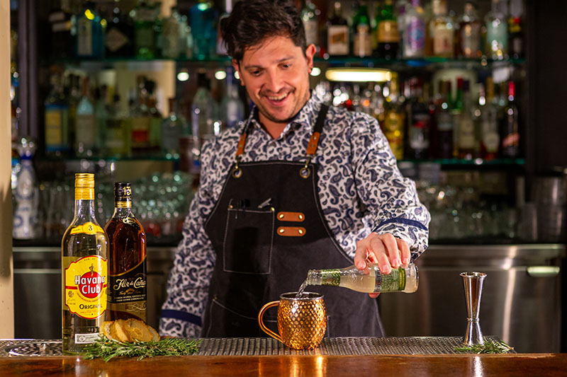Warmin' up with rum Jamie Cornwell of Caramba
