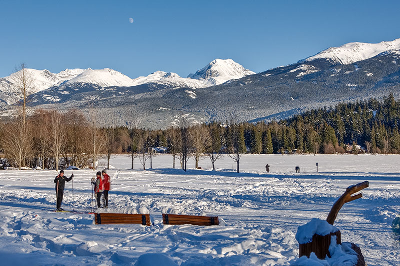 Let's adventure Rainbow Park at Alta Lake with Blackcomb and Whistler Mountains.