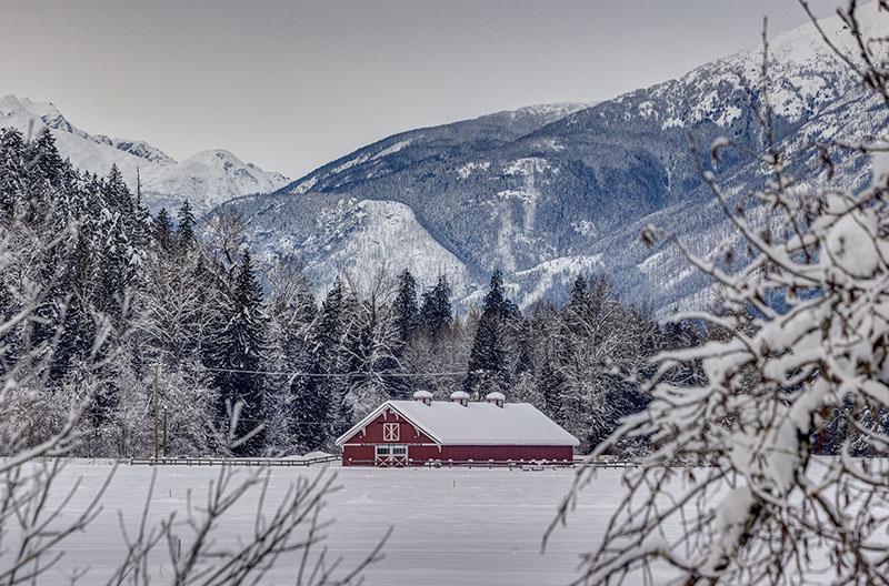 Pemberton Winter Scenic winter views of the Pemberton Valley