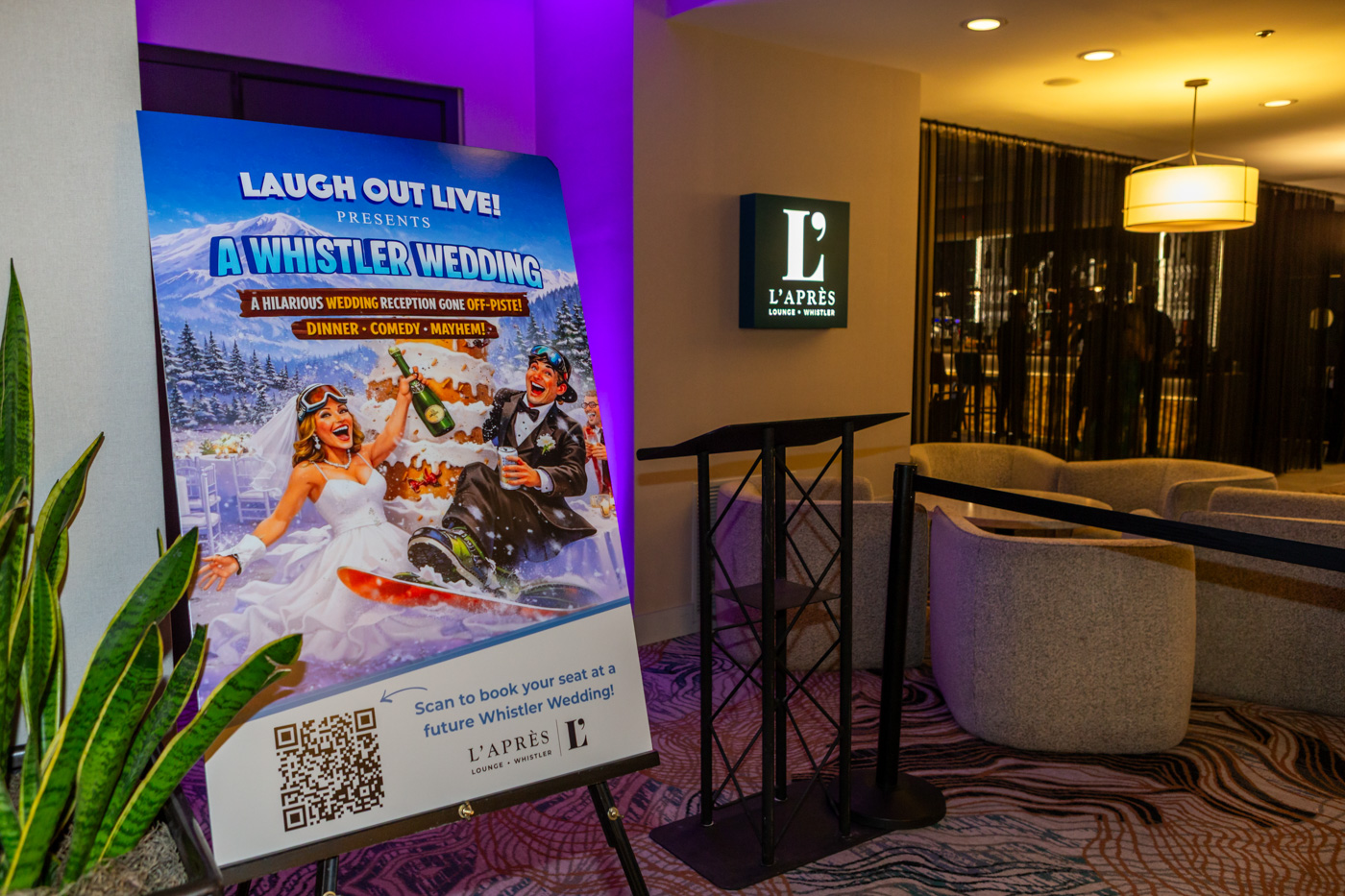Laugh Out Live-Whistler Wedding