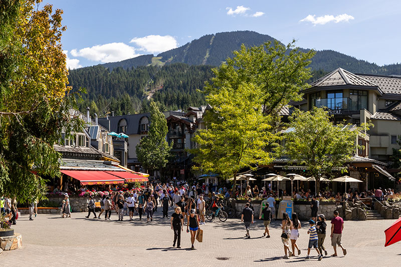 Whistler winter, Olympic Plaza
